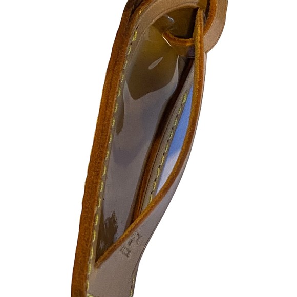 Louis Vuitton Authentic Leather Luggage Tag and Belt/Strap Set - Picture 5 of 8